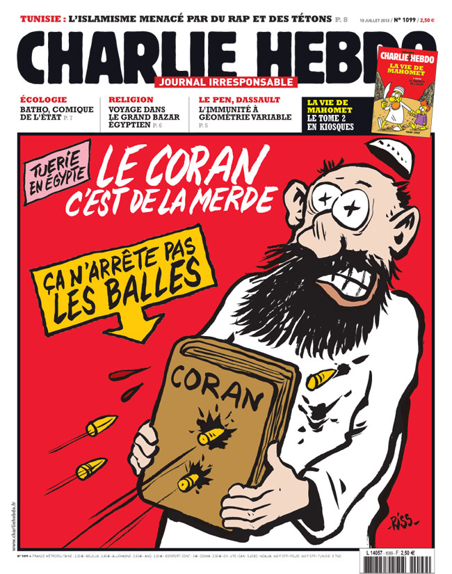 Charlie Hebdo - Une du n°1099